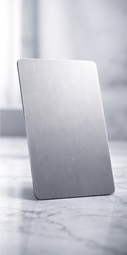 Silberne NFC Karte